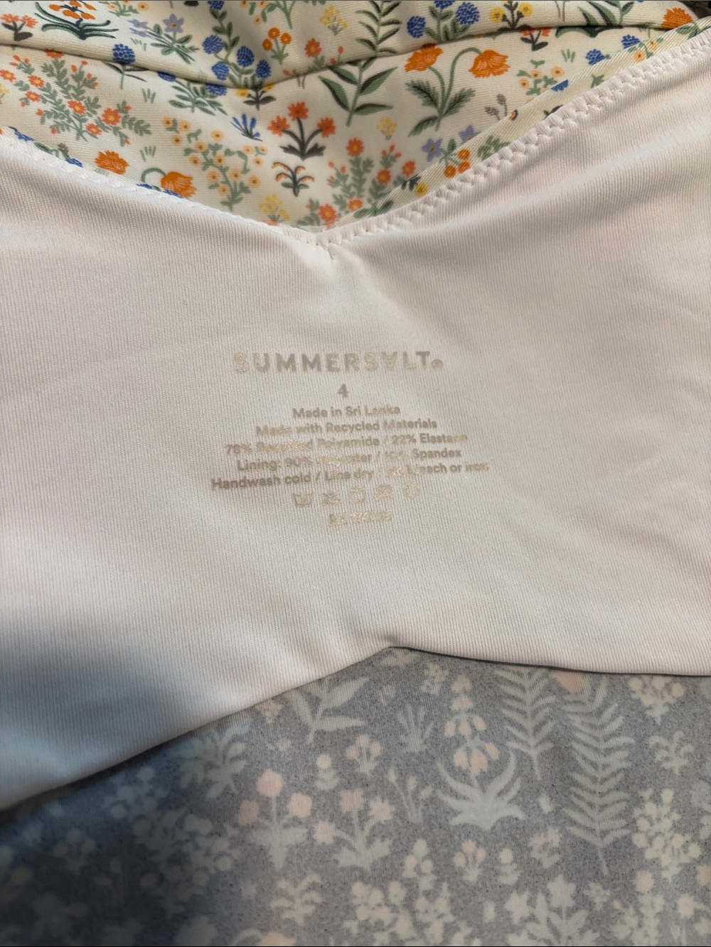 Rifle Paper Co. x summersalt Ruffle Oasis one piece swimsuit - Picture 5 of 6